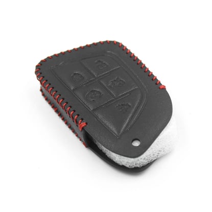New-Aftermarket-Leather-Case-For-Cadillac-Smart-Remote-Key-5-Buttons-CD-G-High-Quality-Best-Price---Emirates-Keys