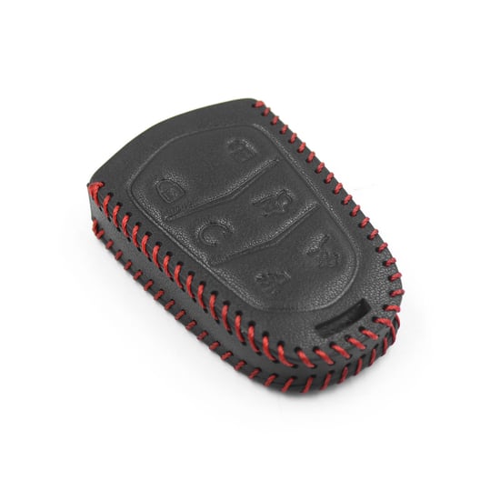 New-Aftermarket-Leather-Case-For-Cadillac-Smart-Remote-Key-6-Buttons-High-Quality-Best-Price---Emirates-Keys