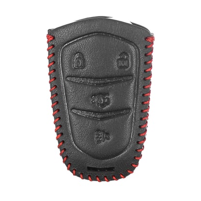 New-Aftermarket-Leather-Case-For-Cadillac-Smart-Remote-Key-4-Buttons-High-Quality-Best-Price---Emirates-Keys