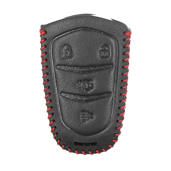 New-Aftermarket-Leather-Case-For-Cadillac-Smart-Remote-Key-4-Buttons-High-Quality-Best-Price---Emirates-Keys