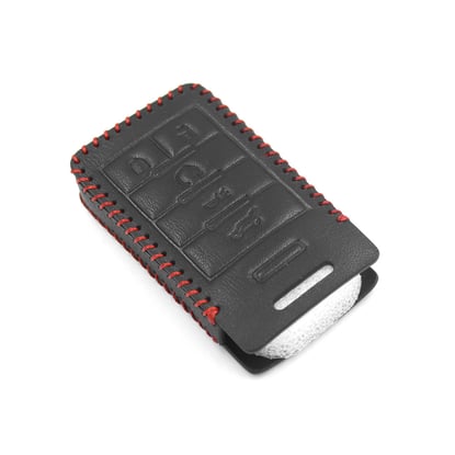 New-Aftermarket-Leather-Case-For-Cadillac-Smart-Remote-Key-4+1-Buttons-High-Quality-Best-Price---Emirates-Keys