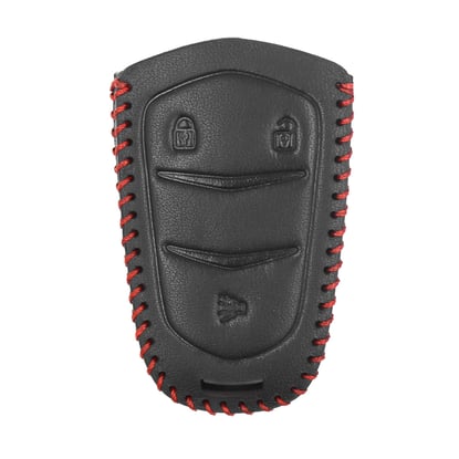 New-Aftermarket-Leather-Case-For-Cadillac-Smart-Remote-Key-3-Buttons-High-Quality-Best-Price---Emirates-Keys