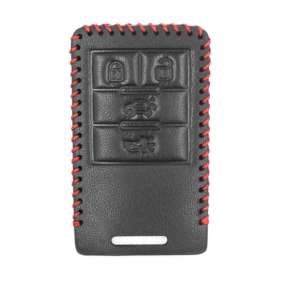New-Aftermarket-Leather-Case-For-Cadillac-Smart-Remote-Key-3+1-Buttons-High-Quality-Best-Price---Emirates-Keys