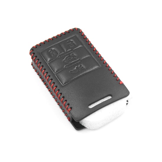 New-Aftermarket-Leather-Case-For-Cadillac-Smart-Remote-Key-3+1-Buttons-High-Quality-Best-Price---Emirates-Keys