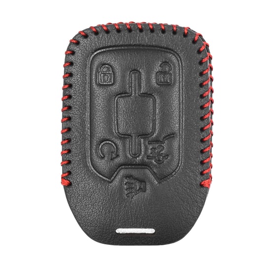 New-Aftermarket-Leather-Case-For-GMC-Chevrolet--Smart-Remote-Key-4+1-Buttons-GMC-C-High-Quality-Best-Price---Emirates-Keys