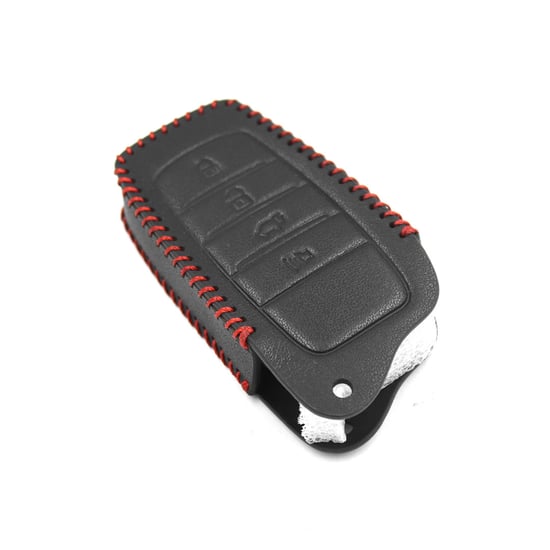 New-Aftermarket-Leather-Case-For-Toyota-Smart-Remote-Key-3+1-Buttons-TY-Q-High-Quality-Best-Price---Emirates-Keys