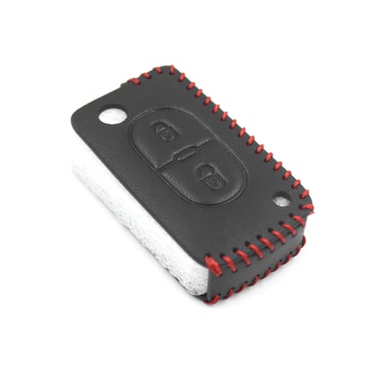 New-Aftermarket-Leather-Case-For-Peugeot-Citroen-Flip-Remote-Key-2-Buttons-High-Quality-Best-Price---Emirates-Keys