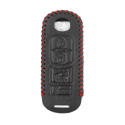 New-Aftermarket-Leather-Case-For-Mazda-Smart-Remote-Key-3+1-Buttons-High-Quality-Best-Price---Emirates-Keys