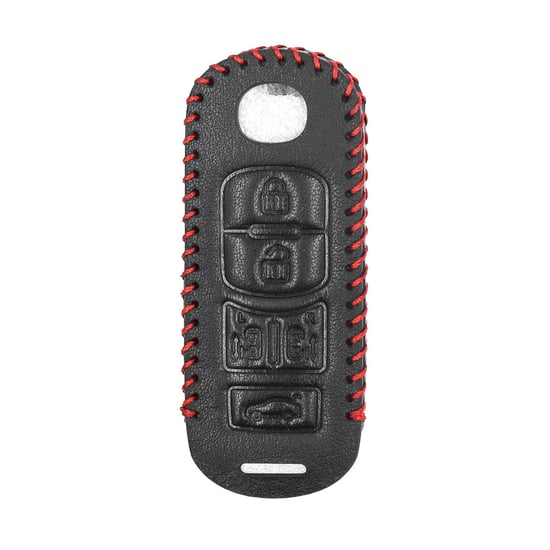 New-Aftermarket-Leather-Case-For-Mazda-Smart-Remote-Key-5-Buttons-High-Quality-Best-Price---Emirates-Keys