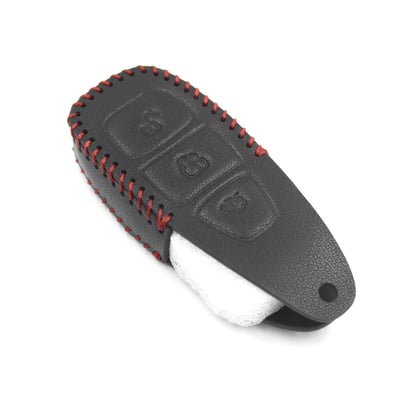 New-Aftermarket-Leather-Case-For-Ford-Smart-Remote-Key-3-Buttons-FD-B-High-Quality-Best-Price---Emirates-Keys