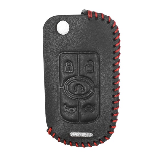 New-Aftermarket-Leather-Case-For-Buick-Flip-Remote-Key-4+1-Buttons-BK-H-High-Quality-Best-Price---Emirates-Keys