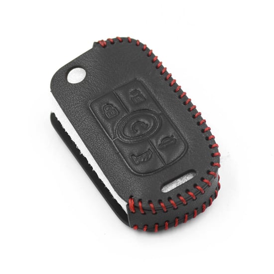 New-Aftermarket-Leather-Case-For-Buick-Flip-Remote-Key-4+1-Buttons-BK-H-High-Quality-Best-Price---Emirates-Keys