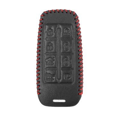 New-Aftermarket-Leather-Case-For-Hyundai-Smart-Remote-Key-7+1-Buttons-High-Quality-Best-Price---Emirates-Keys