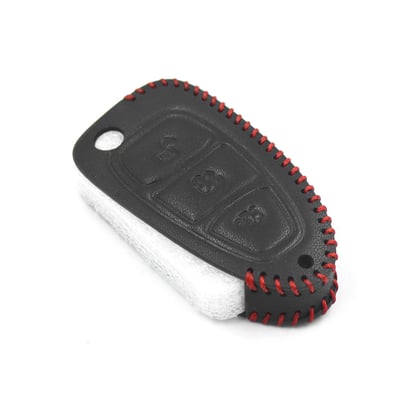 New-Aftermarket-Leather-Case-For-Ford-Flip-Remote-Key-3-Buttons-FD-A-High-Quality-Best-Price---Emirates-Keys