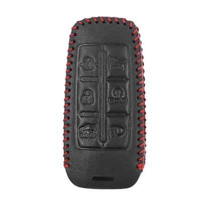 New-Aftermarket-Leather-Case-For-Hyundai-Smart-Remote-Key-5+1-Buttons-High-Quality-Best-Price---Emirates-Keys