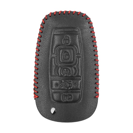 New-Aftermarket-Leather-Case-For-Lincoln-Smart-Remote-Key-4+1-Buttons-LK-D-High-Quality-Best-Price---Emirates-Keys