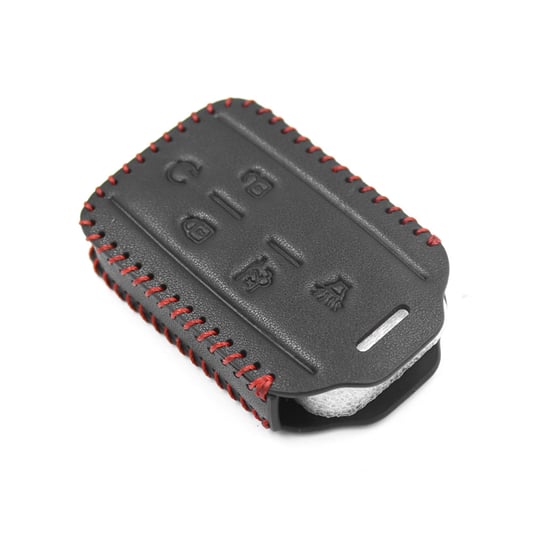 New-Aftermarket-Leather-Case-For-GMC-Smart-Remote-Key-4+1-Buttons-High-Quality-Best-Price---Emirates-Keys