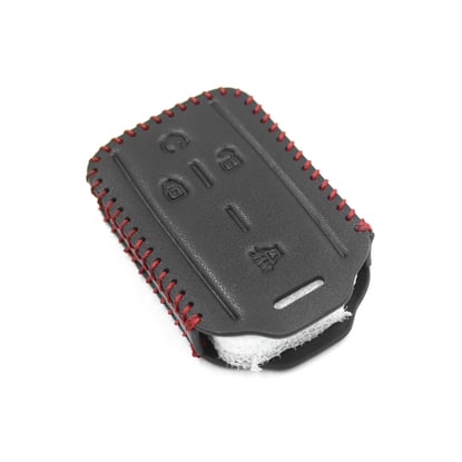New-Aftermarket-Leather-Case-For-GMC-Smart-Remote-Key-3+1-Buttons-High-Quality-Best-Price---Emirates-Keys
