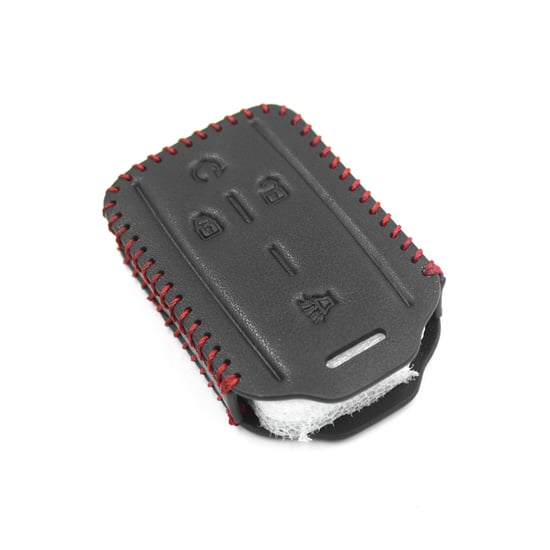 New-Aftermarket-Leather-Case-For-GMC-Smart-Remote-Key-3+1-Buttons-High-Quality-Best-Price---Emirates-Keys