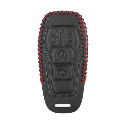 New-Aftermarket-Leather-Case-For-Lincoln-Smart-Remote-Key-4-Buttons-LK-A-High-Quality-Best-Price---Emirates-Keys