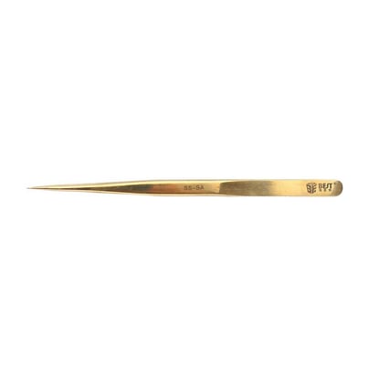 BEST-BST-SS-SA-Gold-Plated-Tip-Tweezer-Precision-Tweezers-Laid-Special-Hard-Wear-Resistant---Emirates-Keys