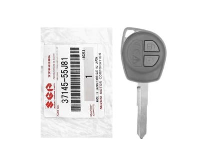 NEW-Suzuki-Jimny-2016-Genuine-OEM-Remote-Key-2-Buttons-433MHz-4D-65-Chip-Manufacturer-Part-Number:-37145-55J81---3714555J81---Emirates-Keys