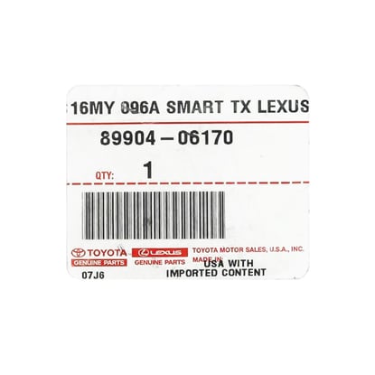 Brand-NEW-Lexus-GS-ES-2013-2017-Genuine-OEM-Remote-Key-4-Buttons-315MHz-89904-06170-8990406170---FCCID:-HYQ14FBA