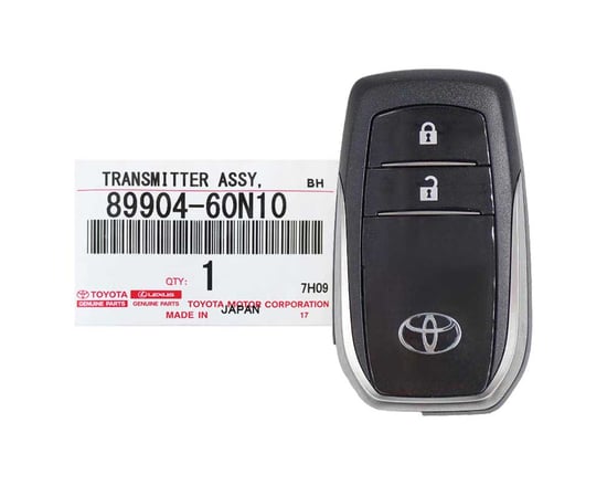 Brand-New-Toyota-Land-cruiser-2018-2019-Genuine-OEM-Smart-Key-Remote-2-Buttons-433MHz-89904-60N10-89904-60N11-89904-60M50-,-FCC-ID:-BJ2EW---Emirates-Keys
