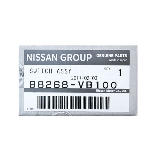 NEW-Nissan-Patrol-2003-2005-Genuine-Remote-2-Buttons-315MHz-B8268-VB100-B8268VB100---FCCID:-KBRASUA08---Emirates-Keys