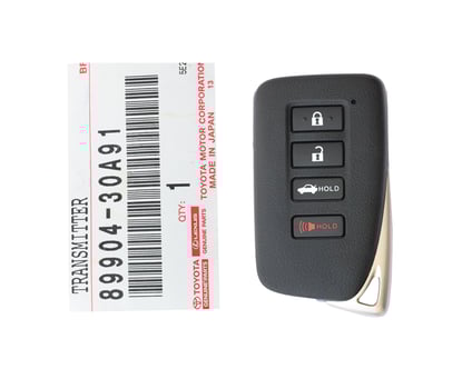 Brand-New-Lexus-GS-ES-2013-2015-Genuine-OEM-Smart-Key-Remote-4-Buttons-315MKz-89904-30A91,-89904-30A31---FCCID:-HYQ14FBA