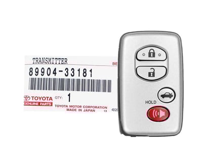 New-Toyota-Camry-2008-Genuine-Smart-Remote-Key-4-Buttons-315MHz-OEM-Part-Number:-89904-33181---89904-06041-,-FCC-ID:-HYQ14AAB---Emirates-Keys