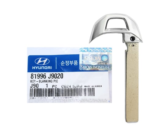 New-Genuine-OEM-Hyundai-Kona-2018-2019-Genuine-Smart-Key-Remote-Blade-Manufacturer-Part-Number:-81996-J9020---MK3