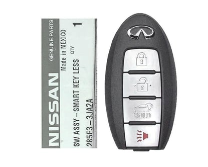 Brand-New-Infiniti-JX35-2012-Genuine-OEM-Smart-Key-Remote-4-Buttons-433MHz-285E3-3JA2A,-285E3-9NB4A---FCCID:-KR5S180144014---Emirates-Keys