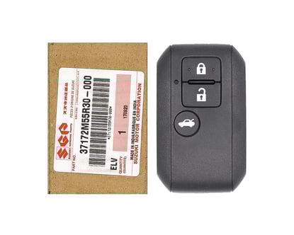 New-Suzuki-Swift-2018-Genuine-OEM-Smart-Remote-Key-3-Buttons-433MHz-Manufacturer-Part-Number:-37172M55R30---Transponder-ID:-NCF29A1X-HITAG-3---ID47