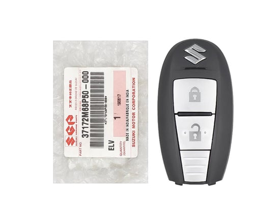 Brand-New-Suzuki-Baleno-2019-Genuine-OEM-Smart-Remote-Key-2-Buttons-433MHz-Manufacturer-Part-Number:-37172-M68P50---37172-M68P51---Emirates-Keys