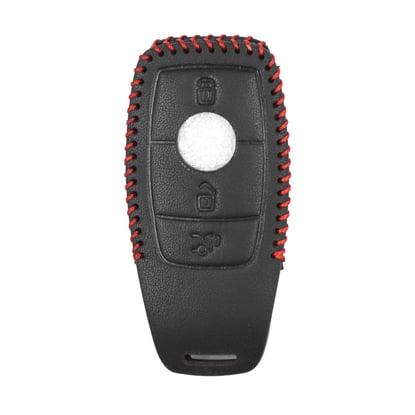 New-Aftermarket-Leather-Case-For-Mercedes-Benz-E-Series-Smart-Remote-Key-3-Buttons-High-Quality-Best-Price---Emirates-Keys