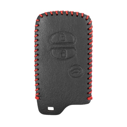 New-Aftermarket-Leather-Case-For-Toyota-Land-Cruiser-2009-2015-Smart-Remote-Key-3-Buttons-High-Quality-Best-Price---Emirates-Keys