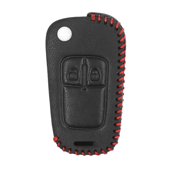 New-Aftermarket-Leather-Case-For-Chevrolet-Cruze-Opel-Astra-J-Flip-Remote-Key-2-Buttons-High-Quality-Best-Price---Emirates-Keys