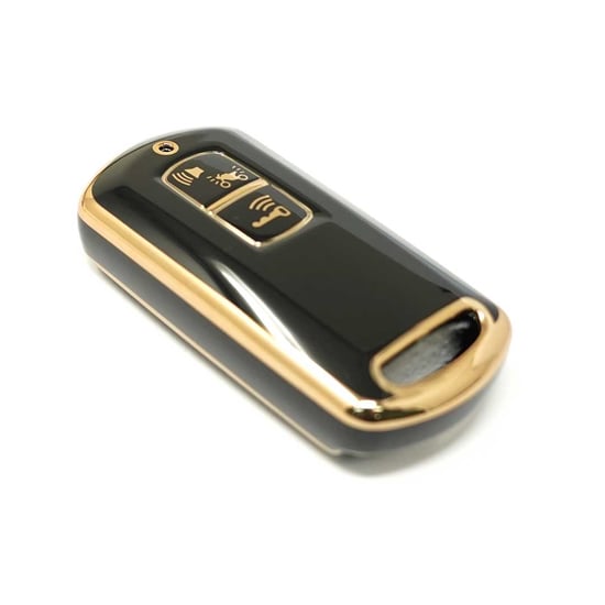 New-Aftermarket-Nano-High-Quality-Cover-For-Honda-Remote-Key-2-Buttons-Black-Color-F11J---Emirates-Keys
