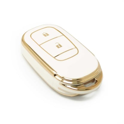 New-Aftermarket-Nano-High-Quality-Cover-For-Honda-Remote-Key-2-Buttons-White-Color-G11J2---Emirates-Keys