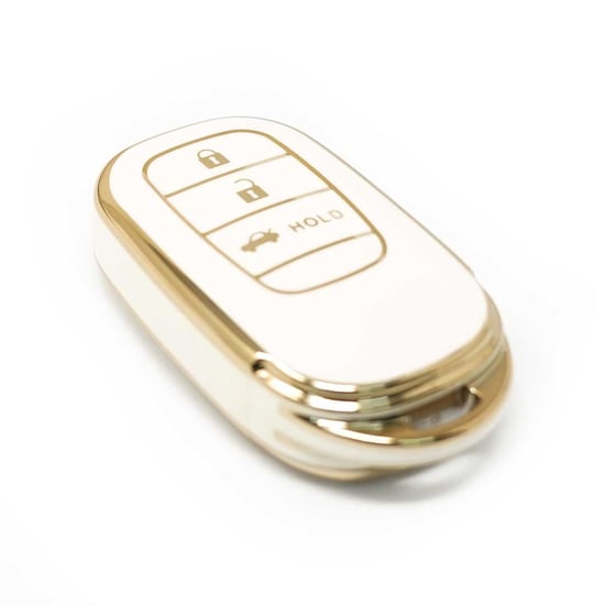 New-Aftermarket-Nano-High-Quality-Cover-For-Honda-Remote-Key-3-Buttons-White-Color-G11J3---Emirates-Keys