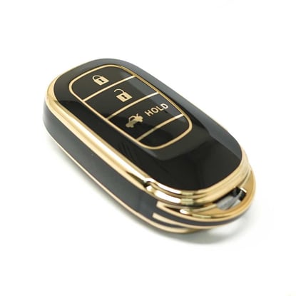 New-Aftermarket-Nano-High-Quality-Cover-For-Honda-Remote-Key-3-Buttons-Black-Color-G11J3---Emirates-Keys