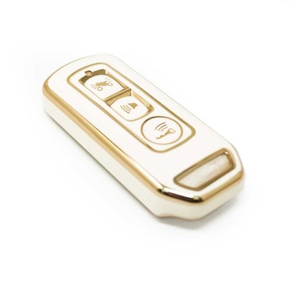 New-Aftermarket-Nano-High-Quality-Cover-For-Honda-Remote-Key-3-Buttons-White-Color-I11J---Emirates-Keys