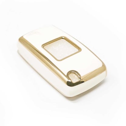 New-Aftermarket-Nano-High-Quality-Cover-For-Peugeot-Remote-Key-2-Buttons-White-Color-D11J2---Emirates-Keys