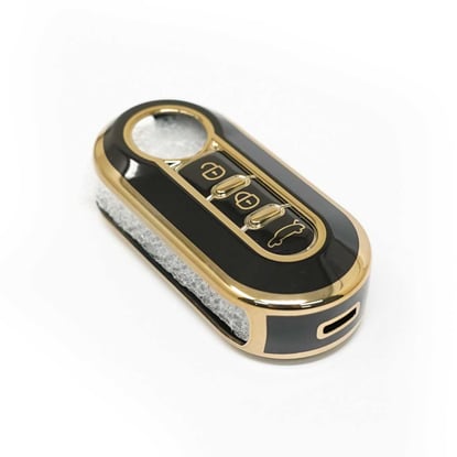 New-Aftermarket-Nano-High-Quality-Cover-For-Fiat-Remote-Key-3-Buttons-Black-Color-A11J---Emirates-Keys