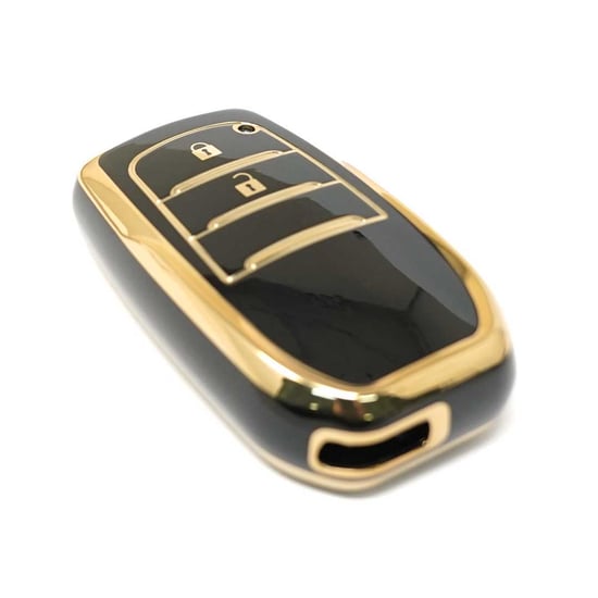New-Aftermarket-Nano-High-Quality-Cover-For-Toyota-Remote-Key-2-Buttons-Black-Color-A11J2H---Emirates-Keys