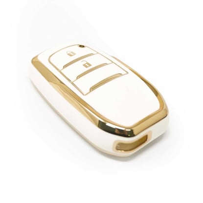 New-Aftermarket-Nano-High-Quality-Cover-For-Toyota-Remote-Key-2-Buttons-White-Color-A11J2H---Emirates-Keys