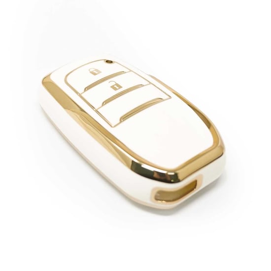 New-Aftermarket-Nano-High-Quality-Cover-For-Toyota-Remote-Key-2-Buttons-White-Color-A11J2H---Emirates-Keys