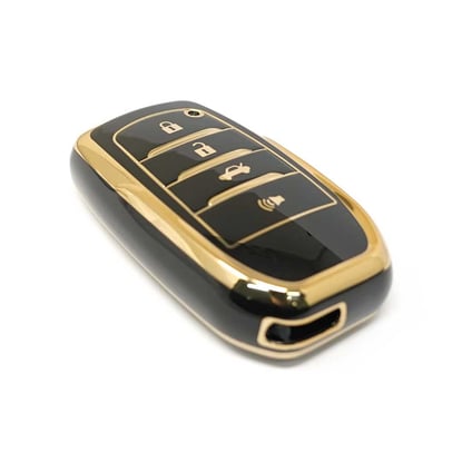 New-Aftermarket-Nano-High-Quality-Cover-For-Toyota-Remote-Key-4-Buttons-Black-Color-A11J4H---Emirates-Keys