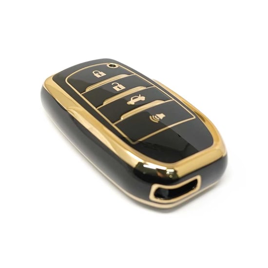 New-Aftermarket-Nano-High-Quality-Cover-For-Toyota-Remote-Key-4-Buttons-Black-Color-A11J4H---Emirates-Keys